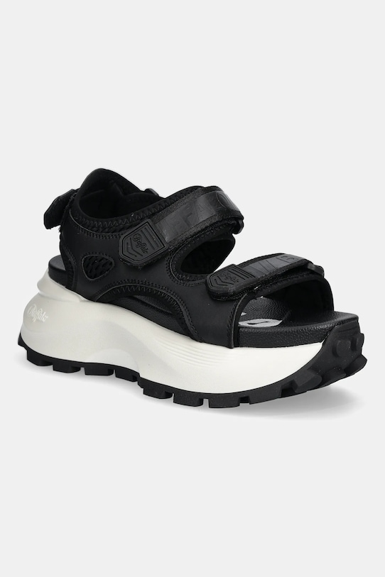 Buffalo sandały Manhatten Snd syntetyczny czarny 1602295.BLK