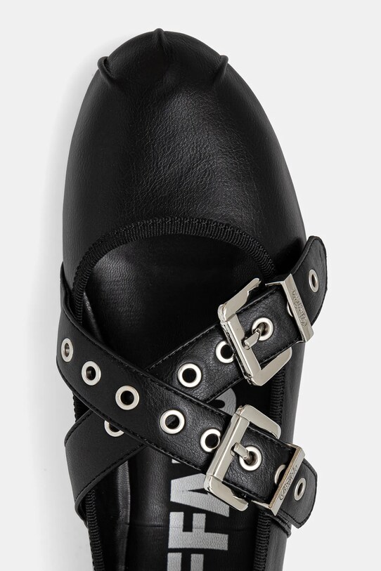 Buffalo balerini Daphne Mary Buckle negru 1620029.BLK