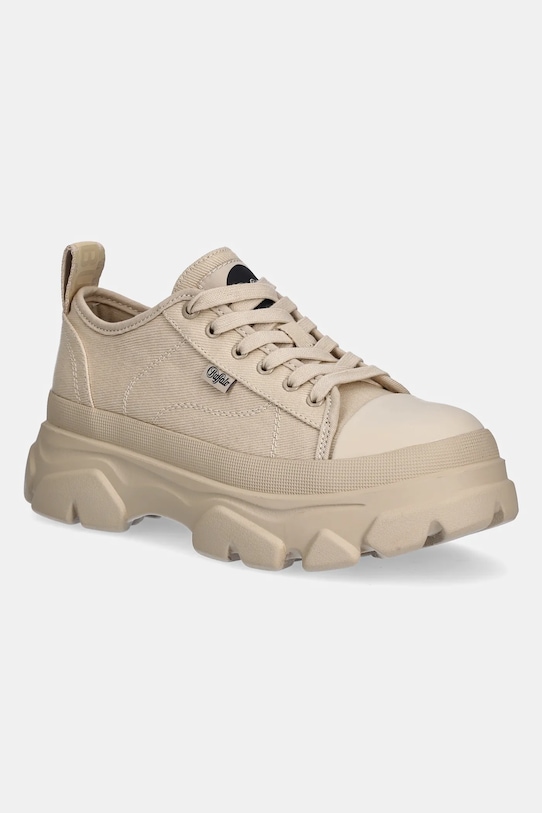 Αθλητικά Buffalo Cade Lace Up Lo συνθετικό μπεζ 1622458.CRE