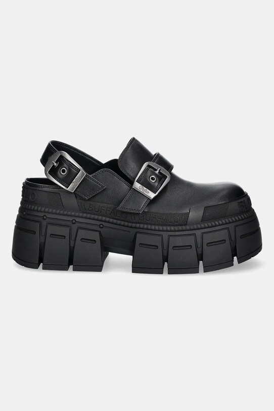 Mokasíny Buffalo Gospher Clog Snd 1624085.BLK čierna SS25