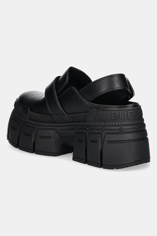 Obuv Mokasíny Buffalo Gospher Clog Snd 1624085.BLK čierna