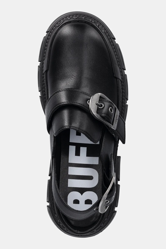 Mokasinke Buffalo Gospher Clog Snd crna 1624085.BLK