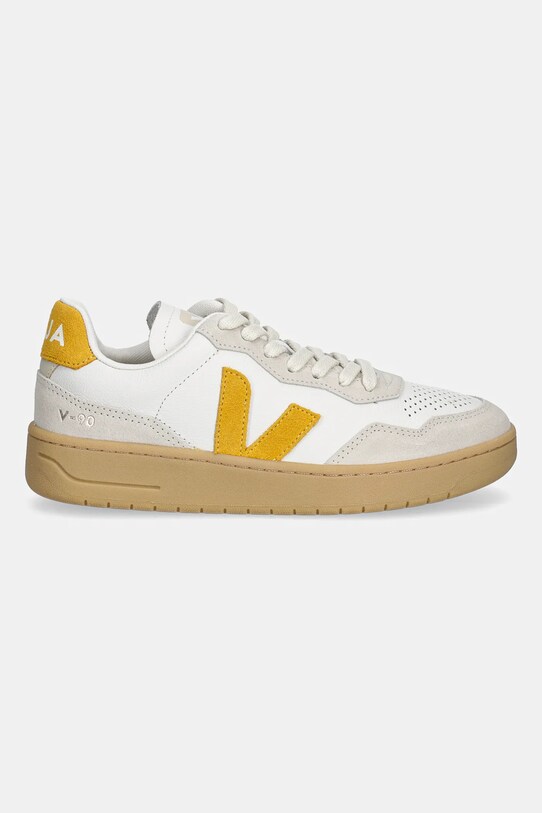 Veja sneakersy skórzane V-90 VD2003894A beżowy SS25