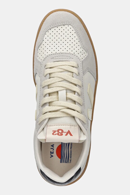 Veja sneakersy skórzane V-82 beżowy VE3320759A