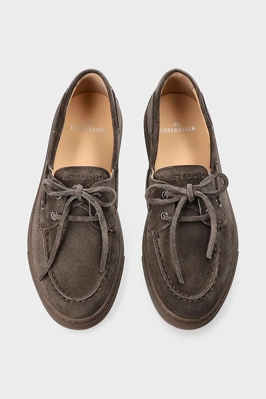 Încălțăminte Copenhagen mocasini de piele Suede off CPH160 maro