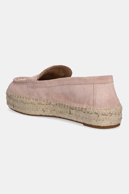 Obuwie Lauren Ralph Lauren espadryle zamszowe Luize Loafer 802953958009.650 różowy