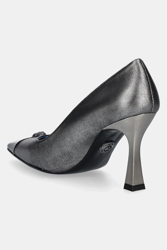 Obuwie New Rock szpilki skórzane HYBRID M.PUMP001.S3 szary