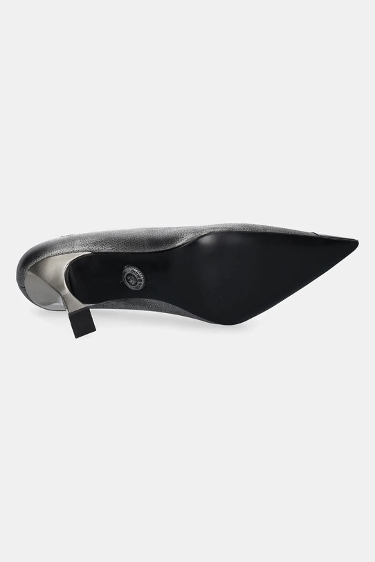 New Rock szpilki skórzane HYBRID M.PUMP001.S3 szary
