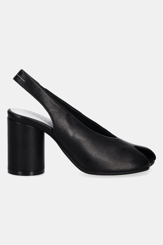 MM6 Maison Margiela leather sandals S66WP0104.P5000.T8013 black SS25