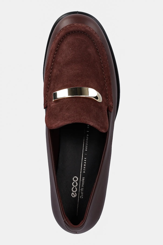 Kožené mokasíny Ecco Sculpted burgundské 222343.52350