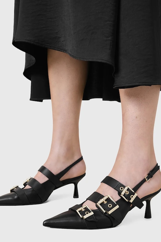 AllSaints szpilki skórzane Vivian Slingback W001FC