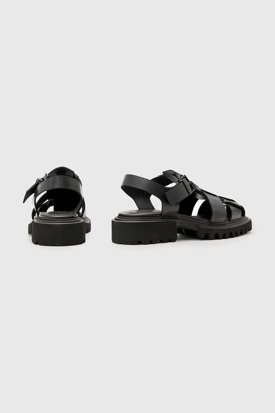 Обувь Кожаные сандалии AllSaints Tess Sandal W041FC чёрный
