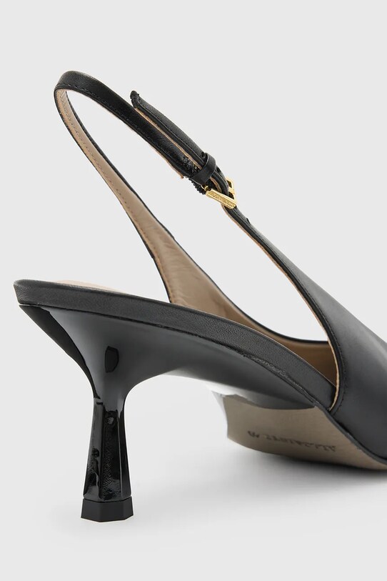 AllSaints stilettos de piele Denver Slingback negru W068FC
