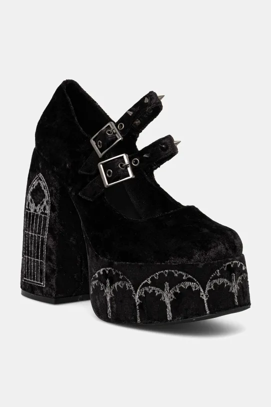 Salonke Koi Footwear DPK-33 široka potpetica crna DPK.33