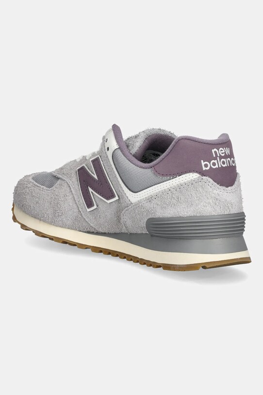 Obutev Superge iz semiša New Balance 574 U574YGD vijolična