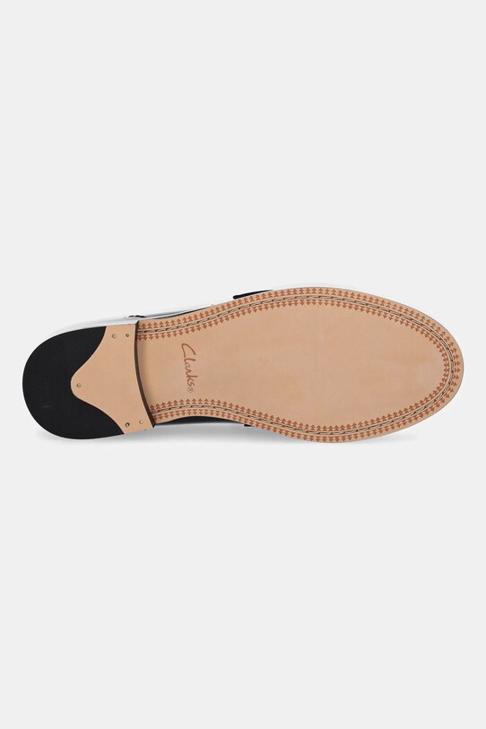 Кожаные мокасины Clarks Originals Straven Edge 26181277 чёрный