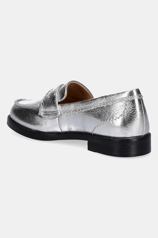 Παπούτσια Δερμάτινα μοκασίνια Clarks Originals Straven Edge 26181275 ασημί