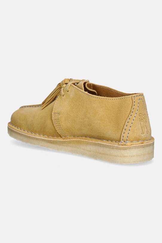 Încălțăminte Clarks Originals pantofi de piele întoarsă Desert Trek 26181142 galben