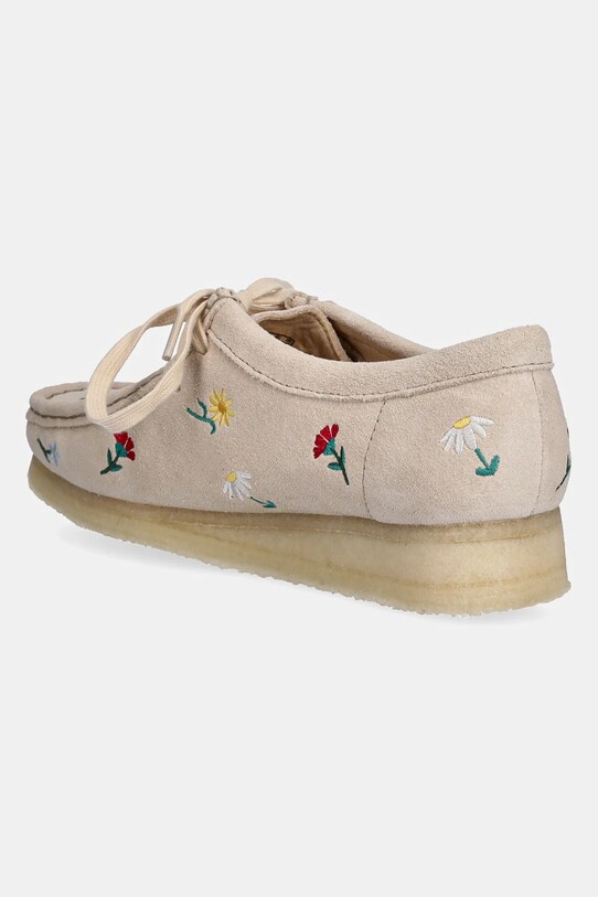 Scarpe Clarks Originals mocassini in camoscio Wallabee 26180171 beige