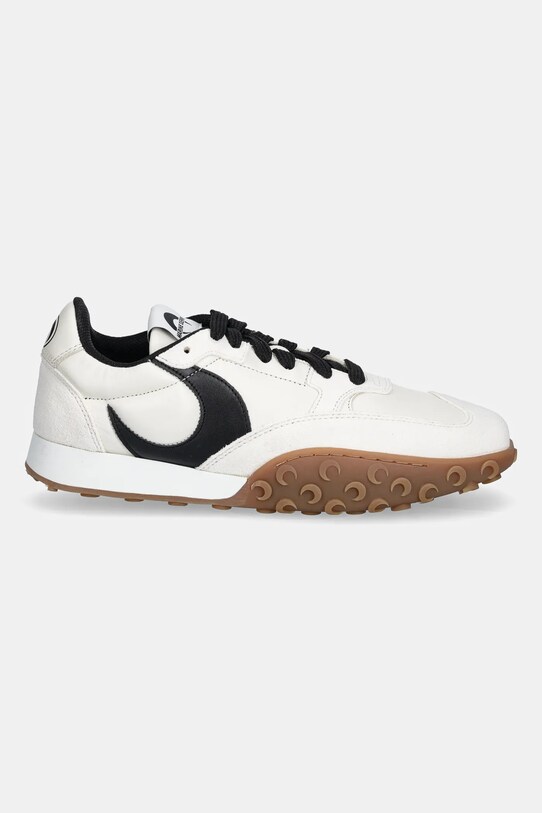Marine Serre sneakersy skórzane Suede Leather MS Rise WFW006A.CLEA0009 beżowy SS25