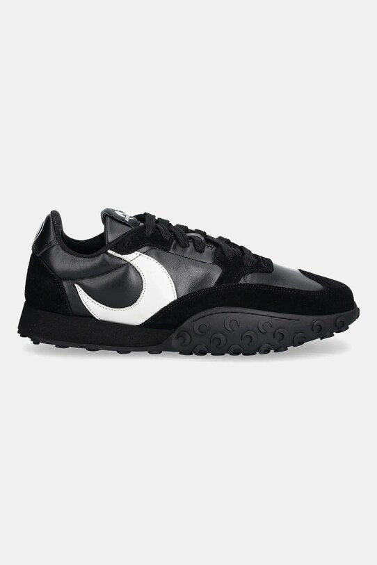 Marine Serre sneakersy skórzane Suede Leather MS Rise WFW006A.CLEA0009 czarny SS25