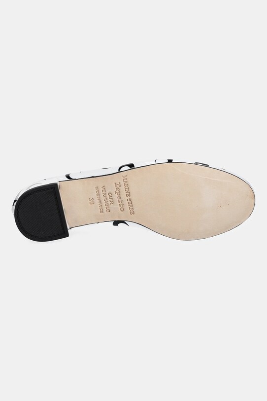 Шкіряні балетки Marine Serre Camille Moon Printed Leather MS x Repetto WFW052A.RLEA0031 білий