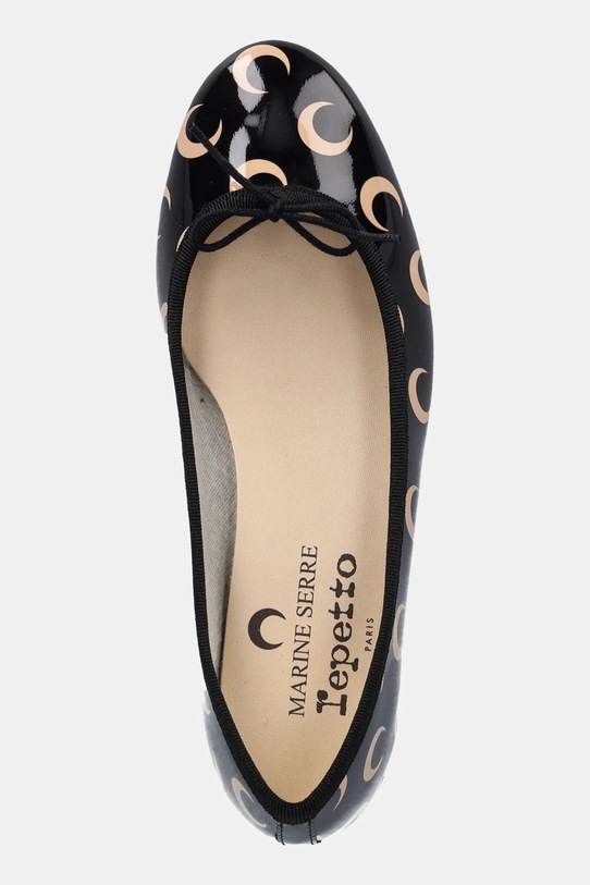 Kožené balerínky Marine Serre Camille Moon Printed Leather MS x Repetto čierna WFW052A.RLEA0031