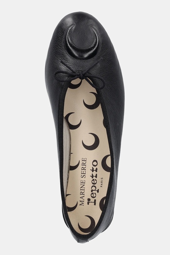Кожени балеринки Marine Serre Lilouh Soft Nappa MS x Repetto черен WFW053A.RLEA0032