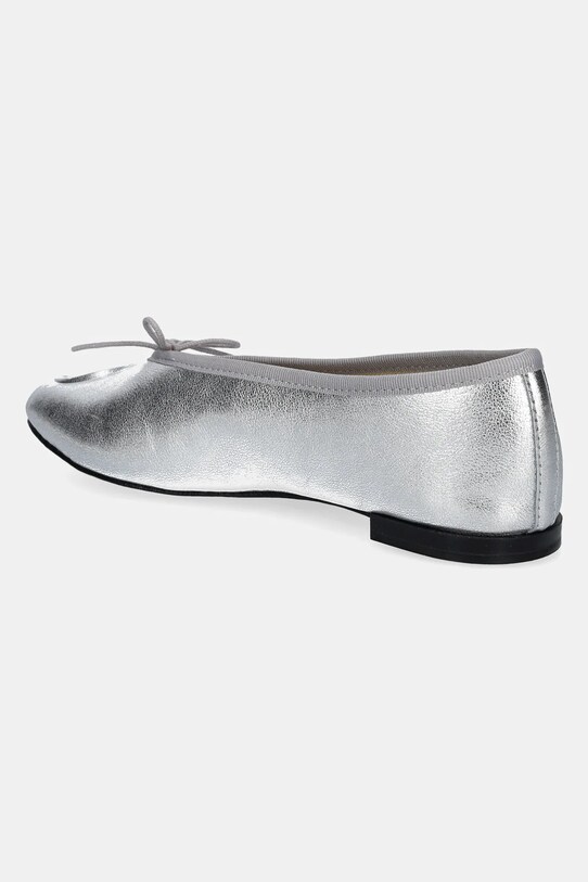 Boty Kožené baleríny Marine Serre Lilouh Soft Nappa MS x Repetto WFW053A.RLEA0032 stříbrná