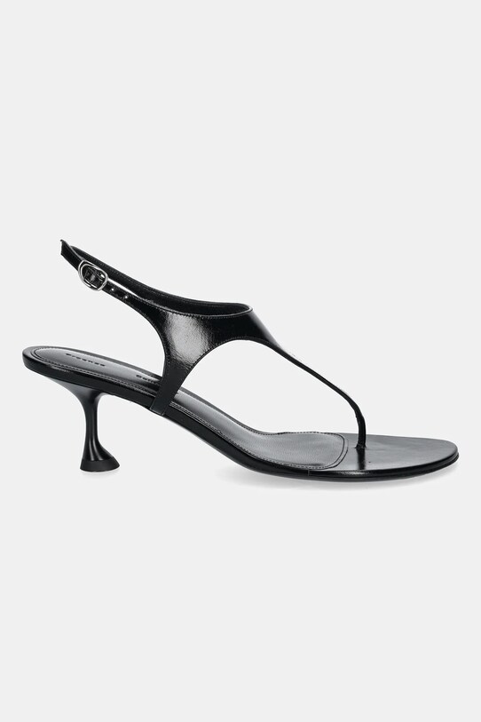 Kožené sandále Proenza Schouler Tee Thong SH252042A.L004A.001 čierna SS25