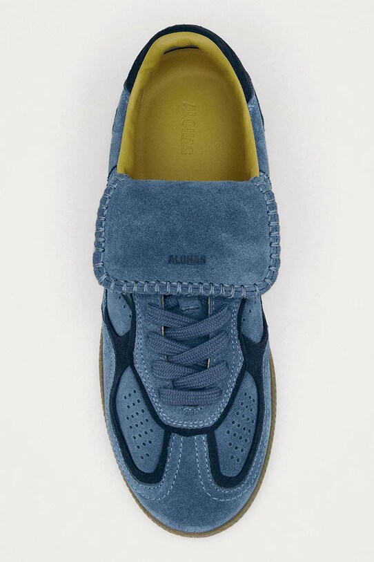 Încălțăminte Alohas sneakers din piele intoarsă Tb.490 S100917.02 albastru