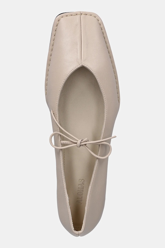 Кожаные балетки Alohas Sway бежевый S00191.14