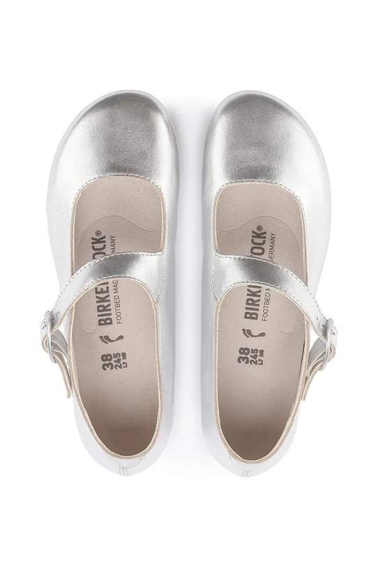 Birkenstock leather ballet flats Tracy LENA 1019729 silver