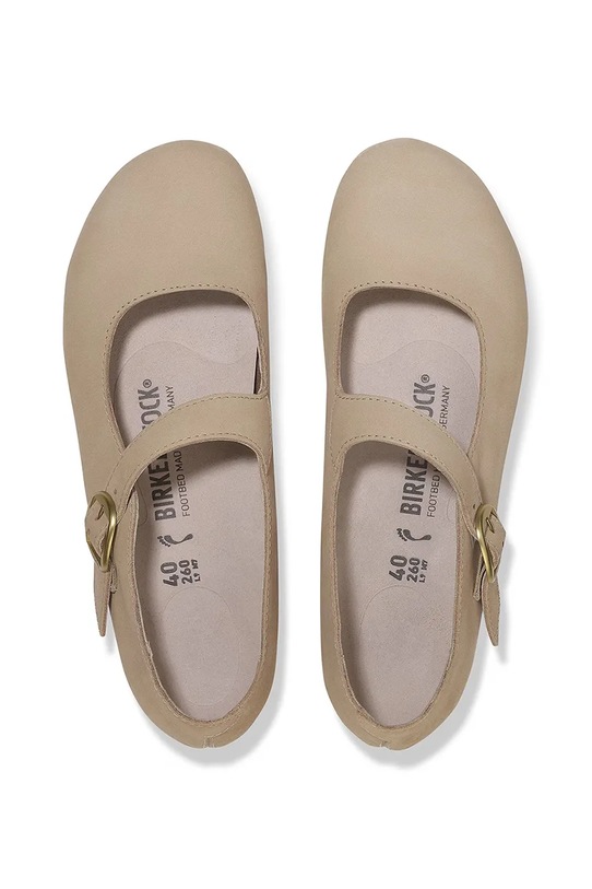 Birkenstock nubuck ballet flats Tracy LENB 1029776 beige