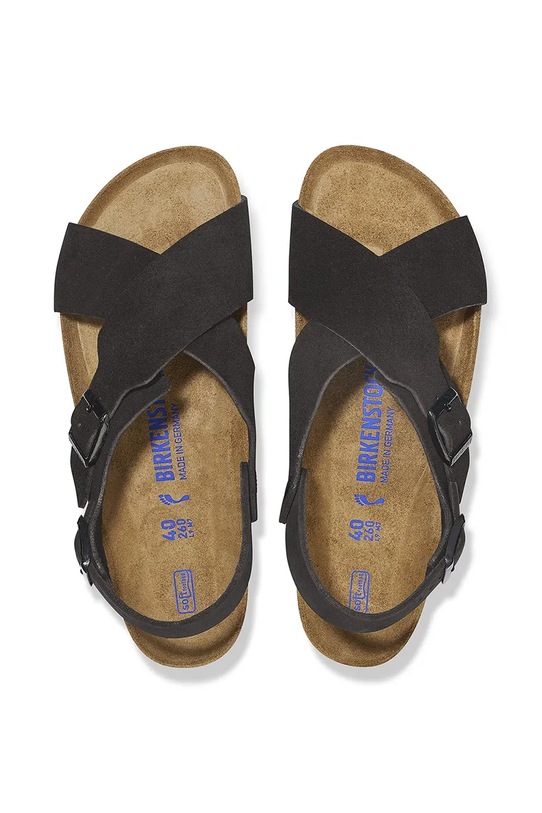 Велурени сандали Birkenstock Tulum SFB LEVE 1029779 черен