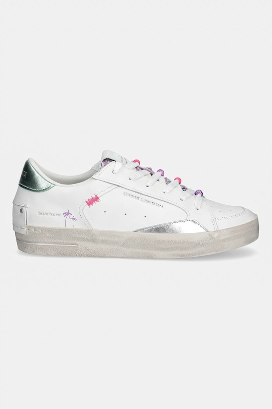 Δερμάτινα αθλητικά παπούτσια Crime London SK8 DELUXE 20100PP7 λευκό SS25