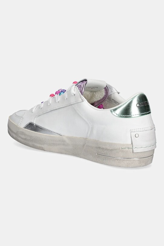 Încălțăminte Crime London sneakers din piele SK8 DELUXE 20100PP7 alb