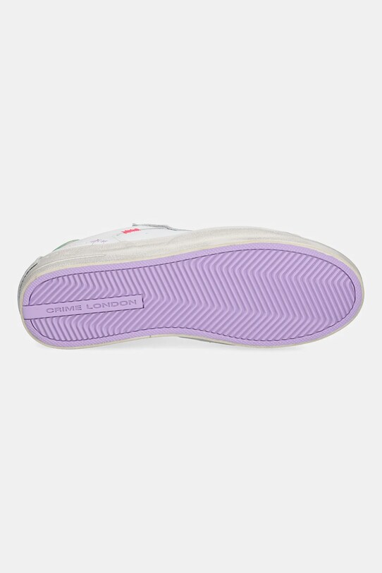 Crime London sneakers din piele SK8 DELUXE 20100PP7 alb