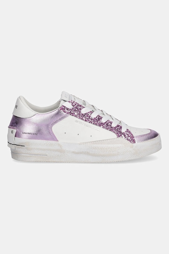 Crime London bőr sportcipő SK8 DELUXE WEDGE 20133PP7 lila SS25