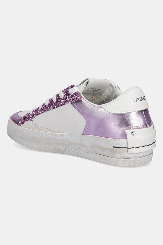 Obuv Kožené tenisky Crime London SK8 DELUXE WEDGE 20133PP7 fialová