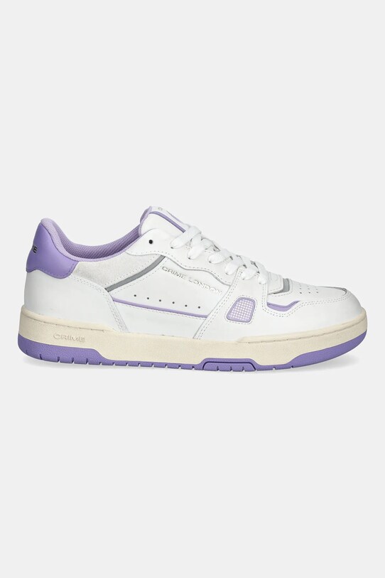 Crime London sneakers din piele BASKET 28302AA6 alb SS25