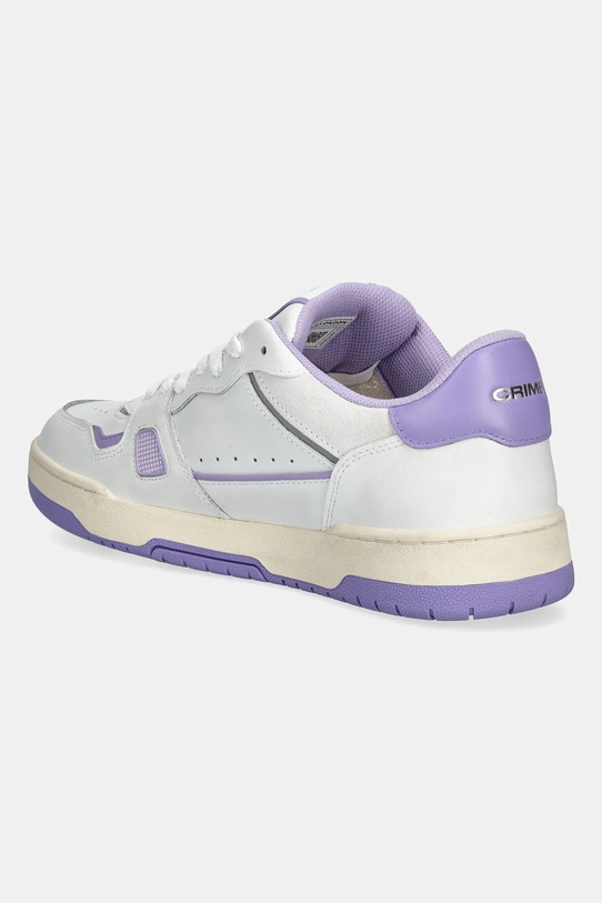 Încălțăminte Crime London sneakers din piele BASKET 28302AA6 alb