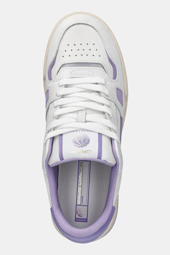Crime London sneakers din piele BASKET alb 28302AA6