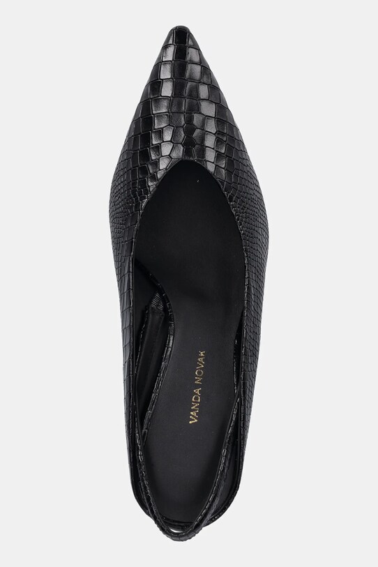 Шкіряні туфлі Vanda Novak Lucy чорний Lucy.Black.Coco