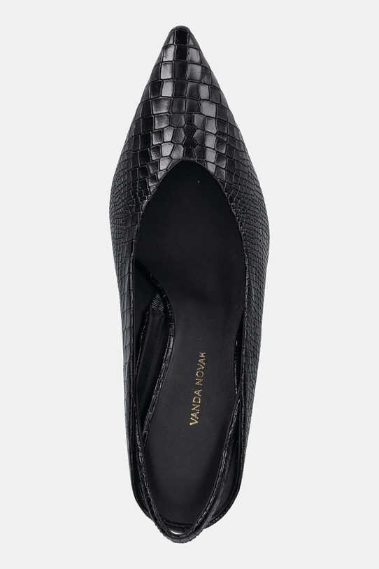 Vanda Novak szpilki skórzane Lucy czarny Lucy.Black.Coco
