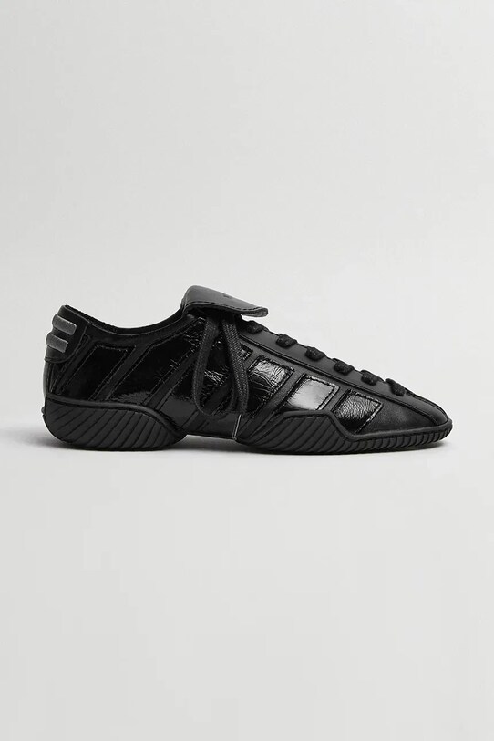 Miista sneakers din piele Nikoletta plată negru MI.5704