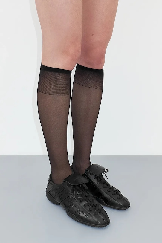 Obuwie Miista sneakersy skórzane Nikoletta MI.5704 czarny