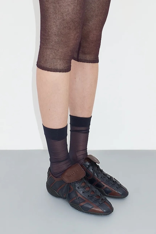 Кожаные кроссовки Miista Nikoletta MI.5706 коричневый SS25