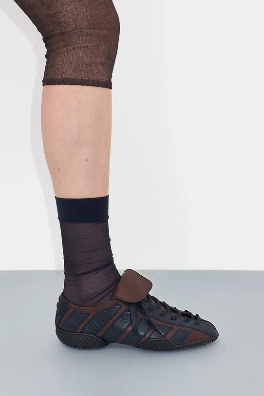 Miista sneakersy skórzane Nikoletta MI.5706 brązowy