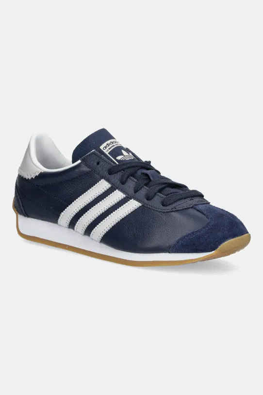 Шкіряні кросівки adidas Originals Country OG W низька темно-синій JQ5051
